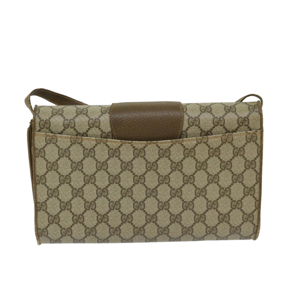 GUCCI GG Supreme Shoulder Bag PVC Beige 904 02 050 Auth hk1157 - Picture 2 of 16